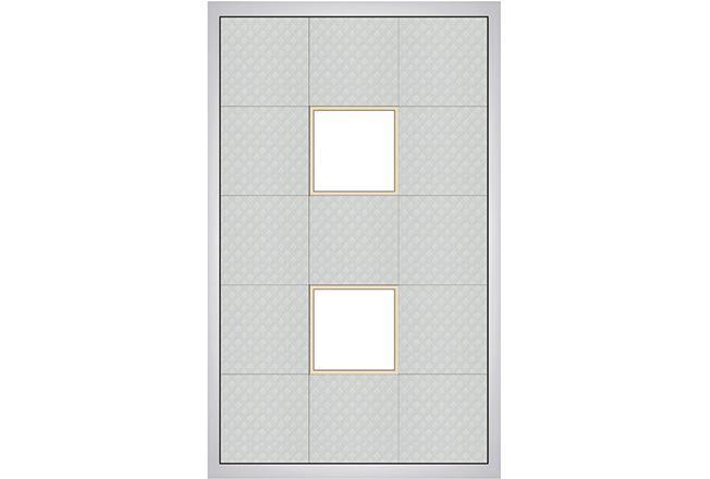 四方名品系列搭配圖 300×300mm-全屋整裝衛(wèi)浴吊頂抗菌吊頂效果圖